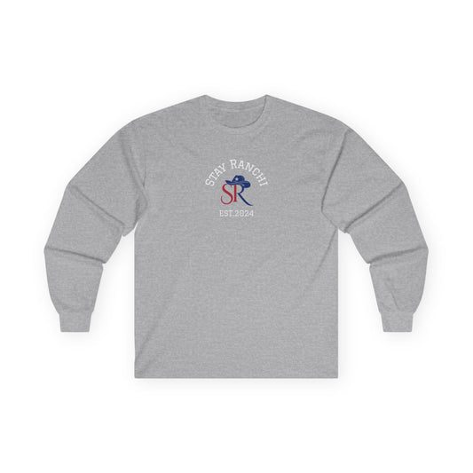 Texas Cowboy Flag Long Sleeve Tee — SR Hat Logo