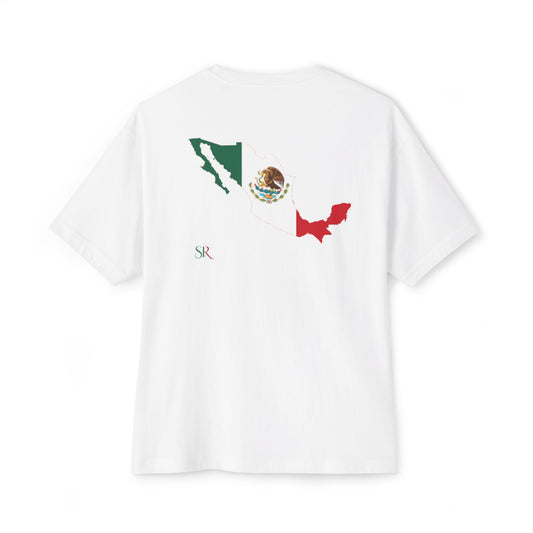 Ranch Life Tee — “Stay RanchI” Graphic Boxy T‑Shirt with Mexico Flag Back