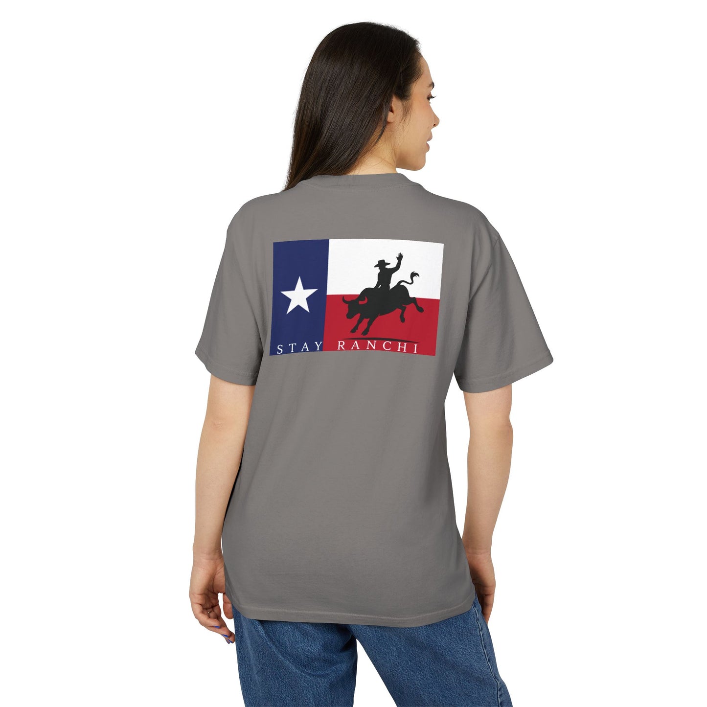 Stay Ranch Cowboy Flag T-Shirt