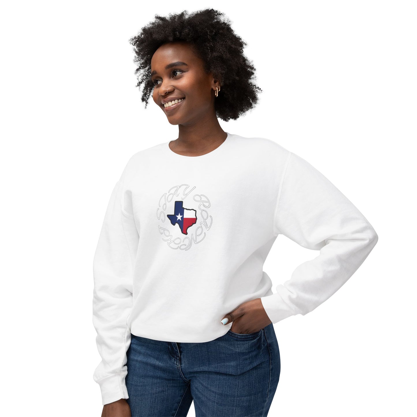 Texas Rodeo Crewneck Sweatshirt — Lone Star Cowboy Graphic