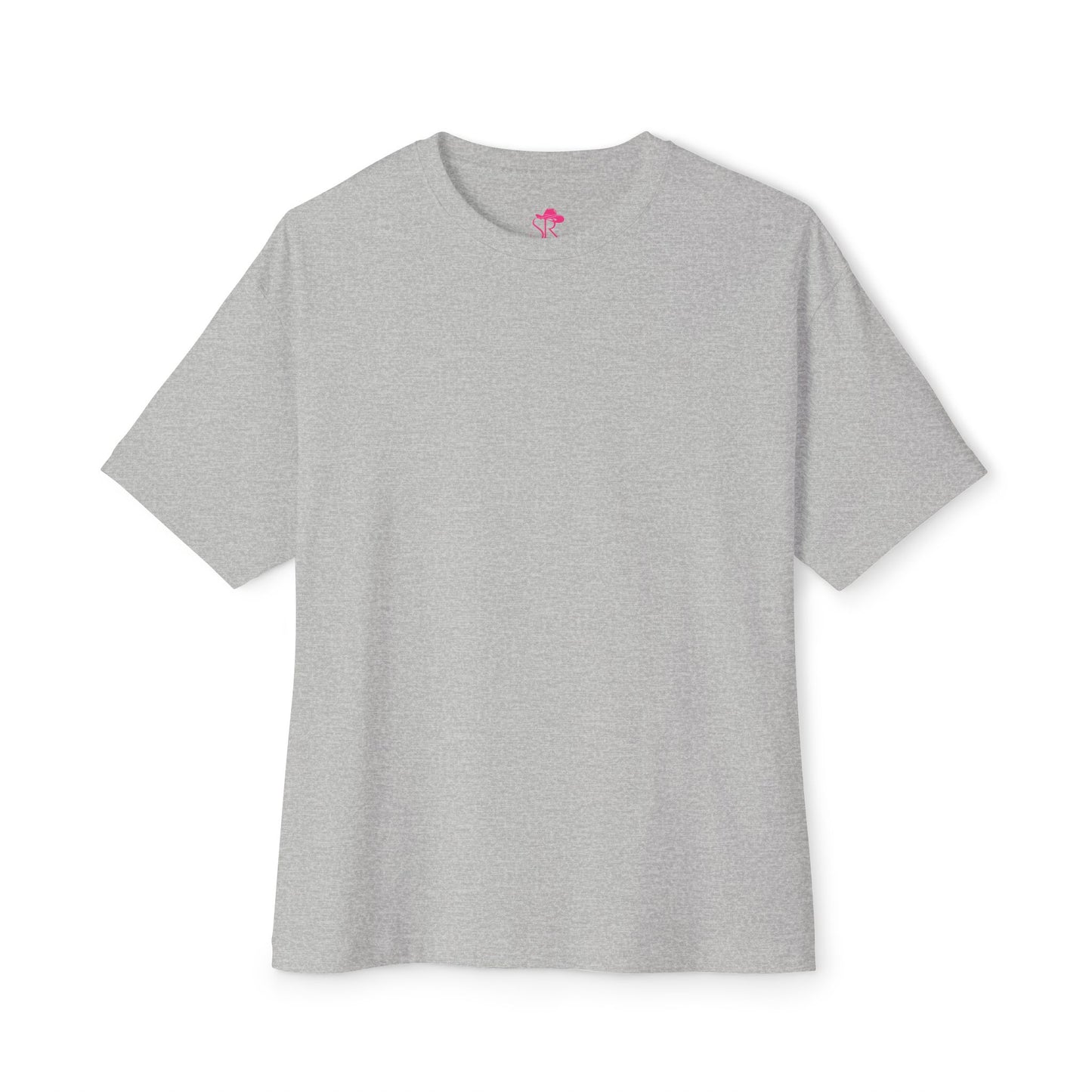 Boxy Tee — 'STAY RANCHI' Pastel Pink Oversized Graphic T-Shirt