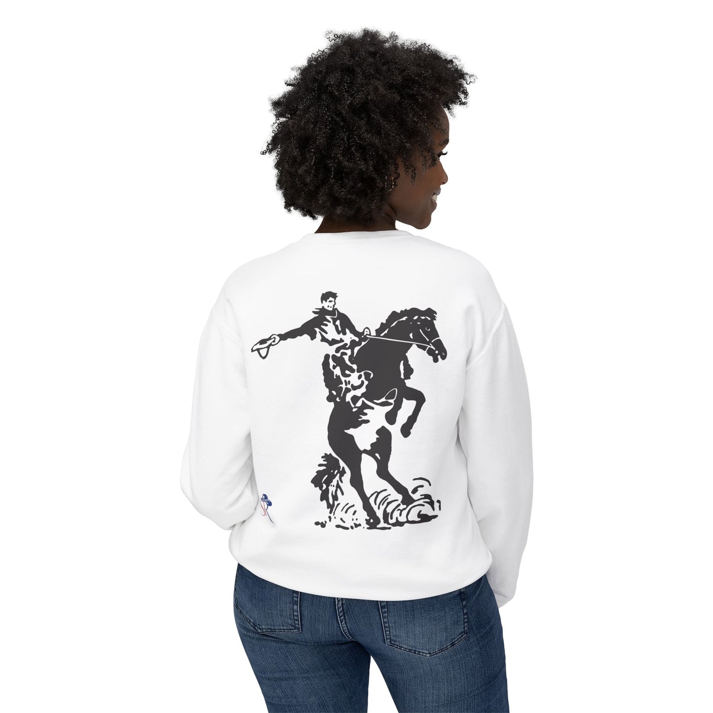 Texas Rodeo Crewneck Sweatshirt — Lone Star Cowboy Graphic