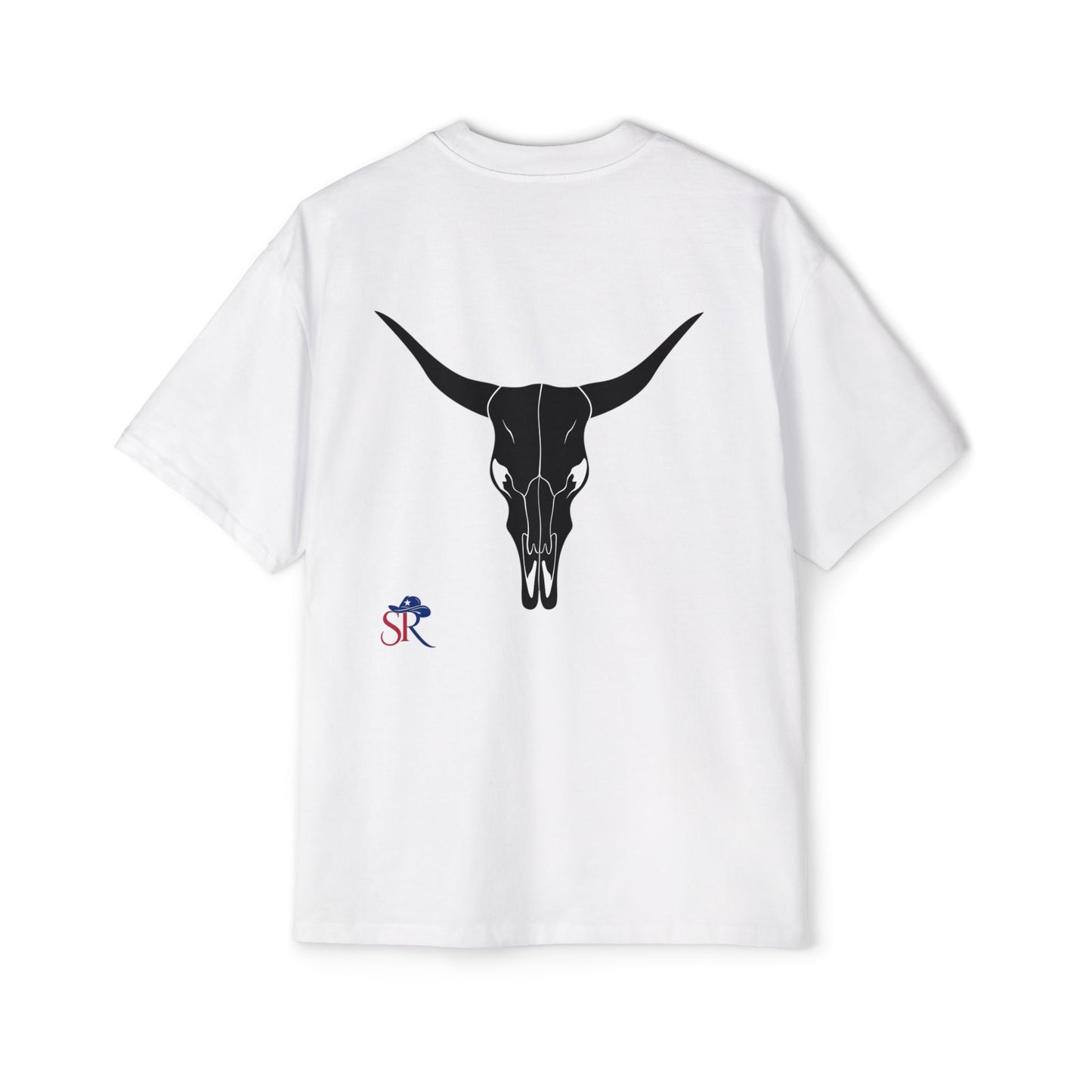 Western Skull Oversized Tee — Desert Cowboys Graphic T-Shirt