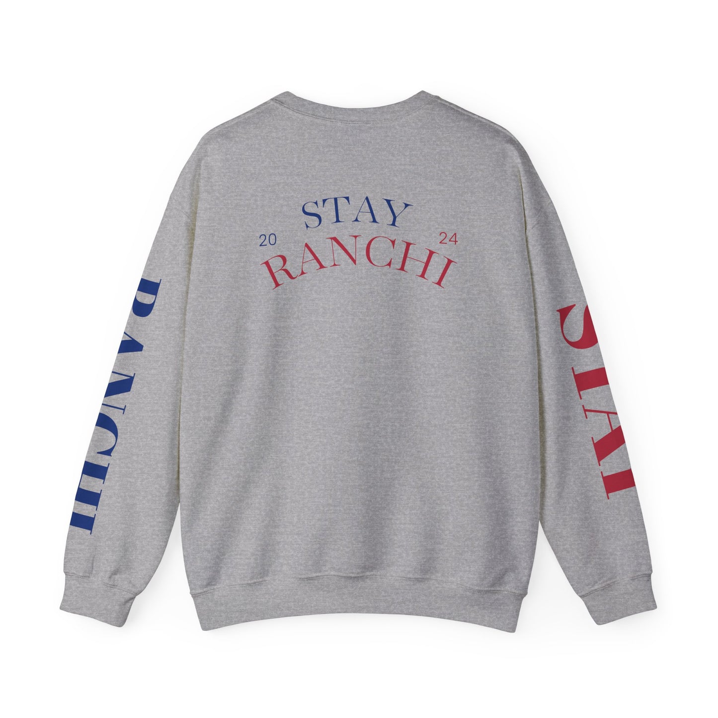 Texas Flag Crewneck Sweatshirt — Stay Ranchin' EST. 2024
