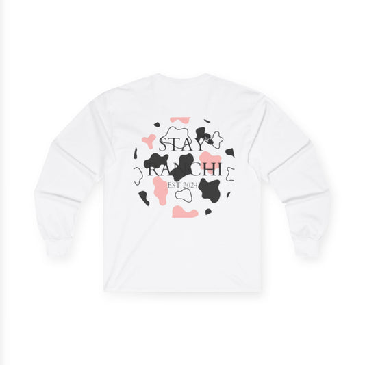 SR cow printed long sleeve