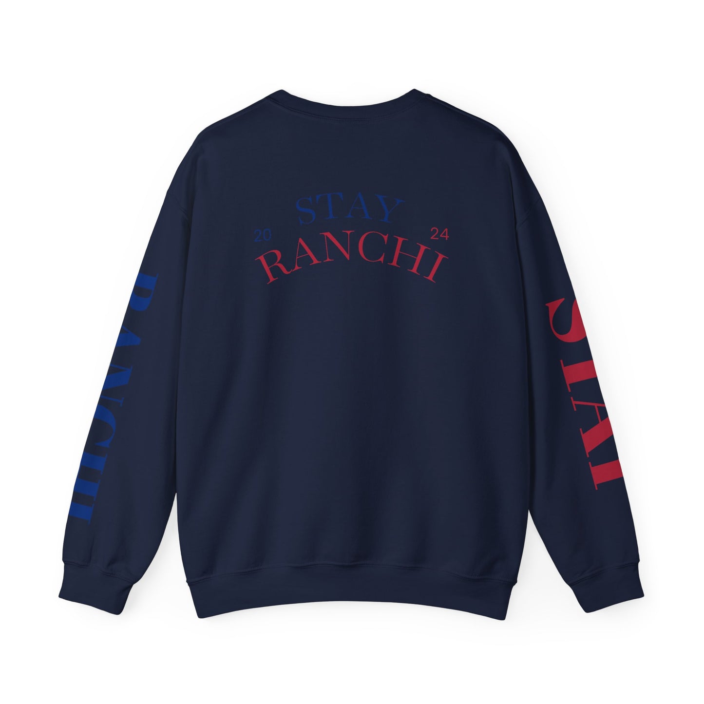 Texas Flag Crewneck Sweatshirt — Stay Ranchin' EST. 2024