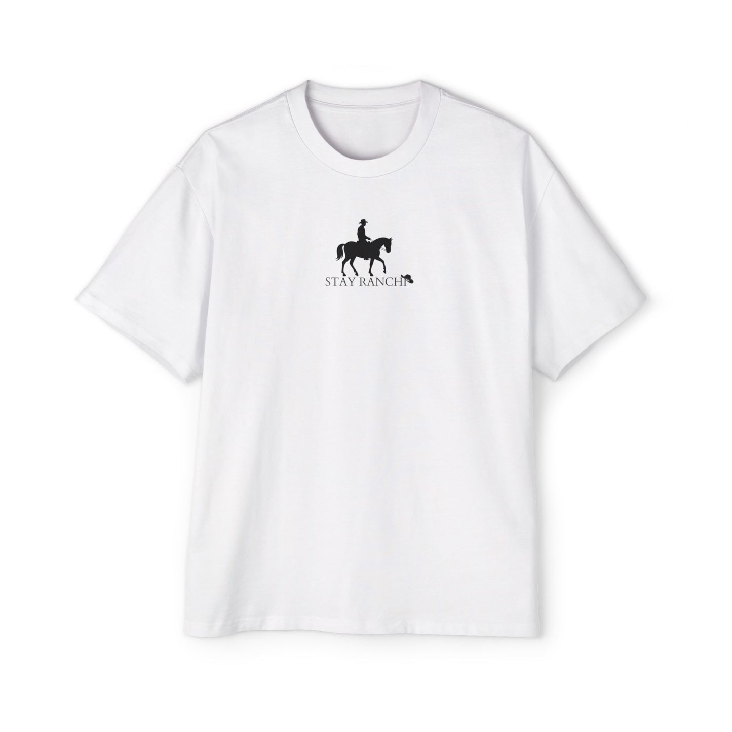Western Skull Oversized Tee — Desert Cowboys Graphic T-Shirt
