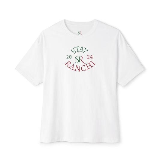 Ranch Life Tee — “Stay RanchI” Graphic Boxy T‑Shirt with Mexico Flag Back