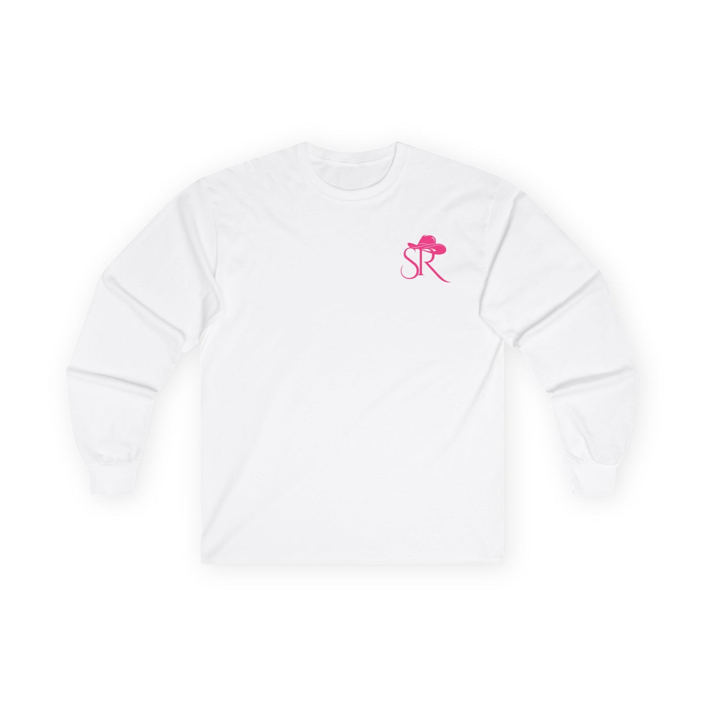 Texas Leopard Print Long Sleeve Tee — Pink State Silhouette