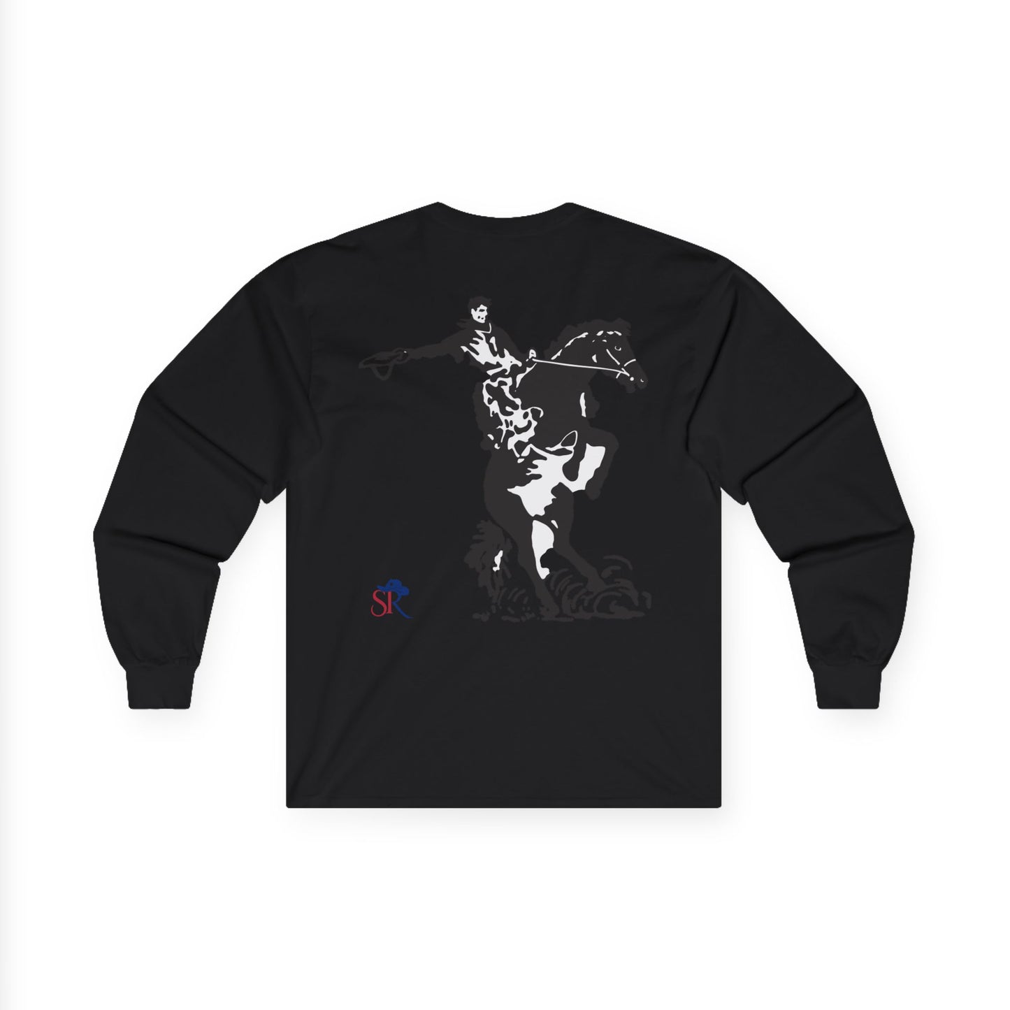 Stay Ranchi Long Sleeve Tee — Western Rodeo Cowboy Graphic Shirt