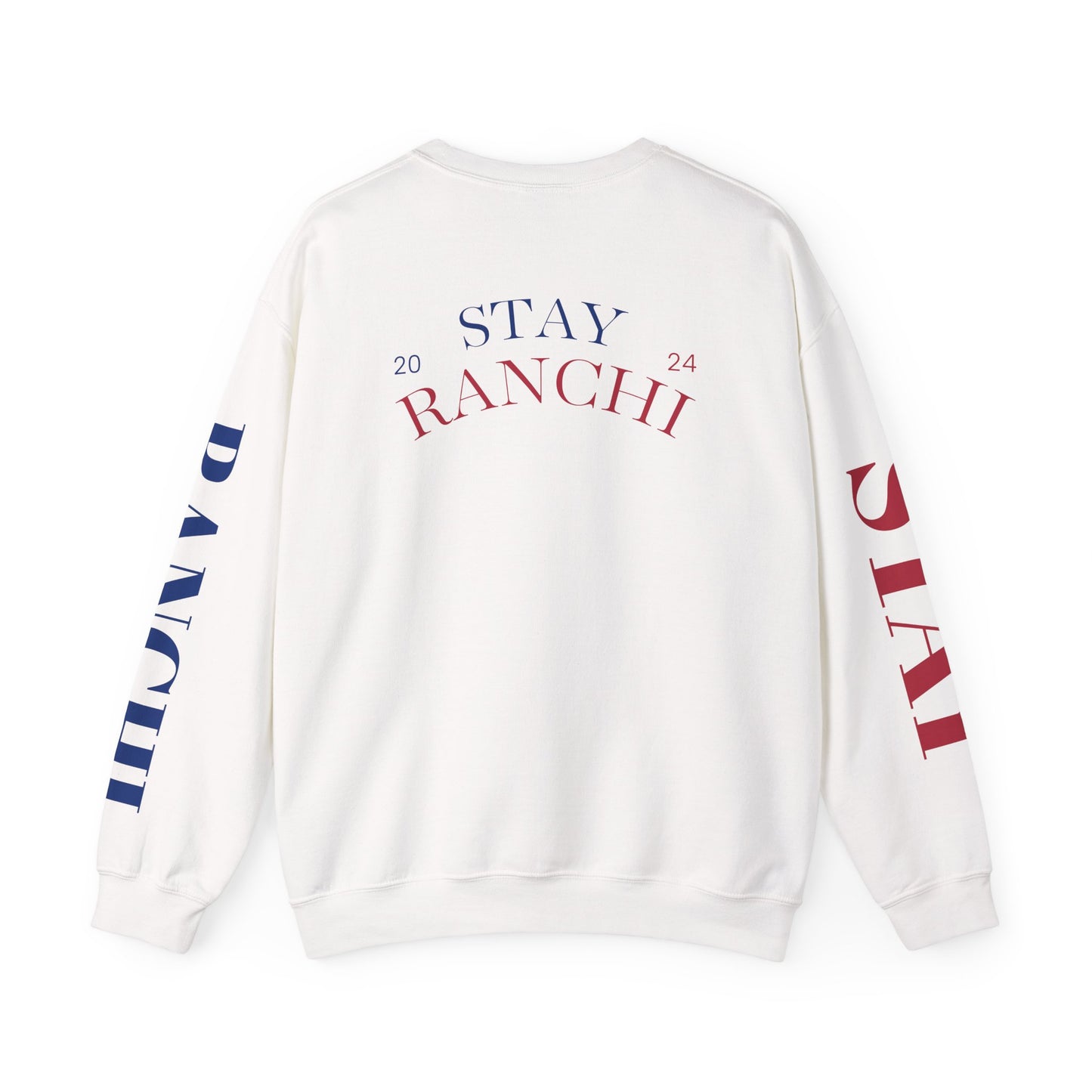 Texas Flag Crewneck Sweatshirt — Stay Ranchin' EST. 2024