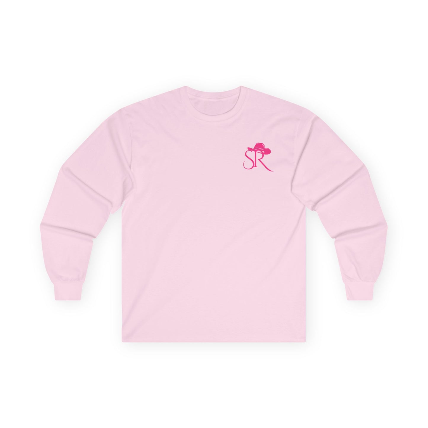 Texas Leopard Print Long Sleeve Tee — Pink State Silhouette